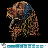 Dog Portrait Embroidery Design Pack – 11 Stunning Designs for Pet Lovers - FineryEmbroidery